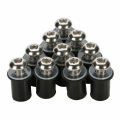 6 Color M5 Motorcycle Windscreen Windshield Rubber Well Nuts with Clear Washer and Bolt